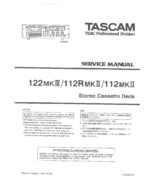 TASCAM TEAC 112RMKII OEM Service