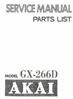 AKAI GX266D OEM Service