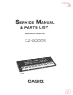 CASIO CZ2000S OEM Service