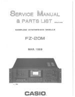 CASIO FZ20M OEM Service