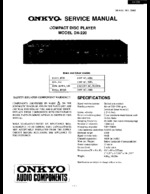 Onkyo DX-220 OEM Service