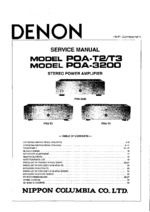 DENON POAT2 OEM Service