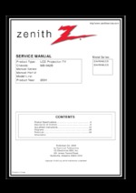 ZENITH E44W48LCD OEM Service