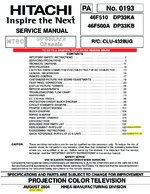 Hitachi 46F510 OEM Service