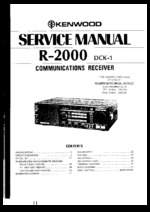 Kenwood R2000DCK1 OEM Service