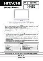 Hitachi L32A01A OEM Service