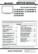 SHARP LC22LS510UTA OEM Service