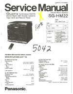 PANASONIC SGHM22 OEM Service