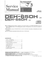 PIONEER DEH55DH OEM Service