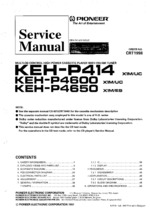 PIONEER KEH-P414 OEM Service