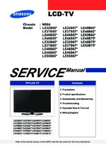 Samsung LE46B679T Service Guide