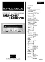 Sansui G-871DB OEM Service