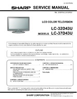 Sharp LC32D43U OEM Service