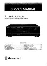 Sherwood R-325 OEM Service