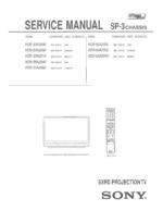 Sony KDS-55A2000 OEM Service