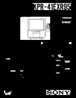 Sony SCCF19AA OEM Service