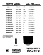 Sony KV27S36 OEM Service