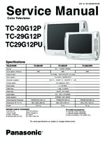 Panasonic TC29G12P OEM Service