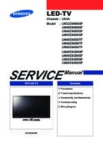 SAMSUNG UN40D6050TF OEM Service