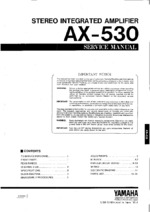 YAMAHA AX530 OEM Service