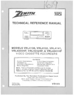 ZENITH VRL4232HF OEM Service